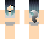 wolf girl in bathing suit