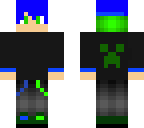 blue and dark boy 
