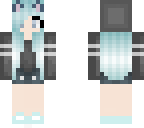 blue anime neko