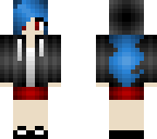 blue hair beanie