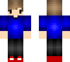 chibi in blue sweather