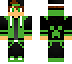 cool boys skin green