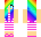 cute rainbow hair