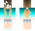 edited girl with ponytail
