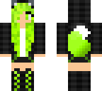green wolf girl