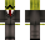 mustache melon in a suit