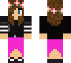 pink and black