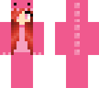 pink dinosaur girl