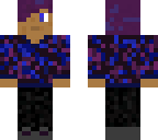 purple haired boy