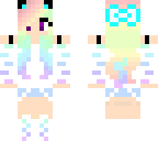 rainbow cat girl