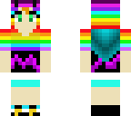 rainbow penguin girl 2
