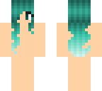 teal ombre girl base