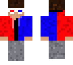 blue and red hoodie