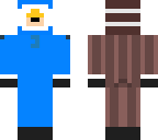 blue spy with mask and red behind