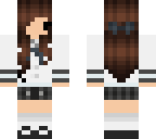 cute chibi school girl