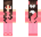cute peach wolf girl