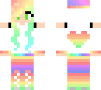 cute rainbow girl