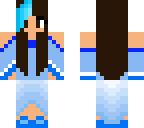 edited blue girl