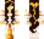 golden robe girl