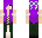 purple haired villager