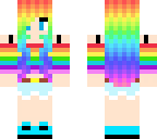 rainbow girl