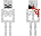 skeleton skin with blood