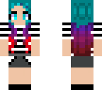 x3 color hair girl