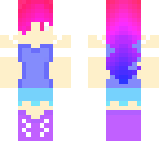 a colorful girl