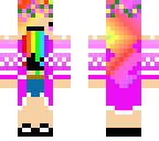 barfing rainbow girl