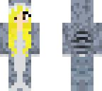 blonde shark girl