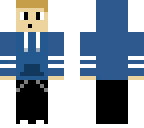 blue jacket boy