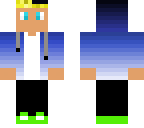 blue shadede hoodie guy