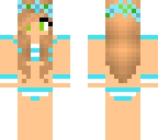 blue swim suit