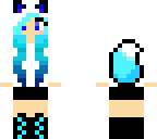 blue wolf girl