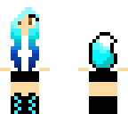 blue wolf girl edit
