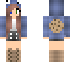 cute cookie monster girl