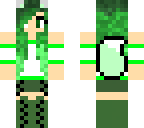 cute emerald fox girl