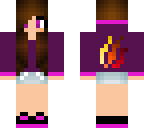 fire and rainbow girl