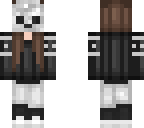 girl with skull