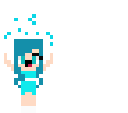 little blue girl