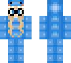 nerd blue dinosaur