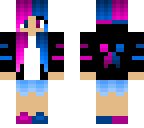 pink and blue