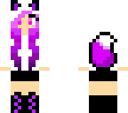 purple wolf girl