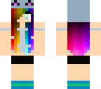 rainbow cat girl