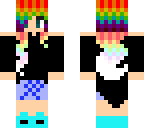 rainbow girl