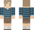 teal flannel