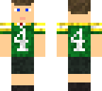 alex wearing a packer  jersey b