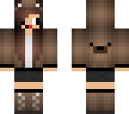 bear girl with second face