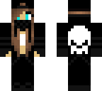 black skull girl