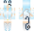 blue and black wolf girl